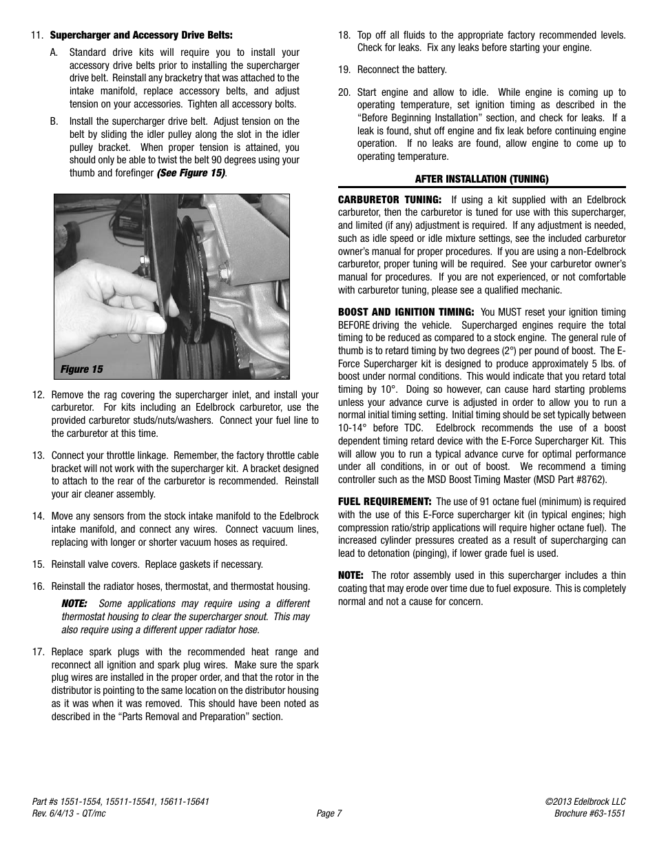 Edelbrock 1554 User Manual | Page 7 / 8