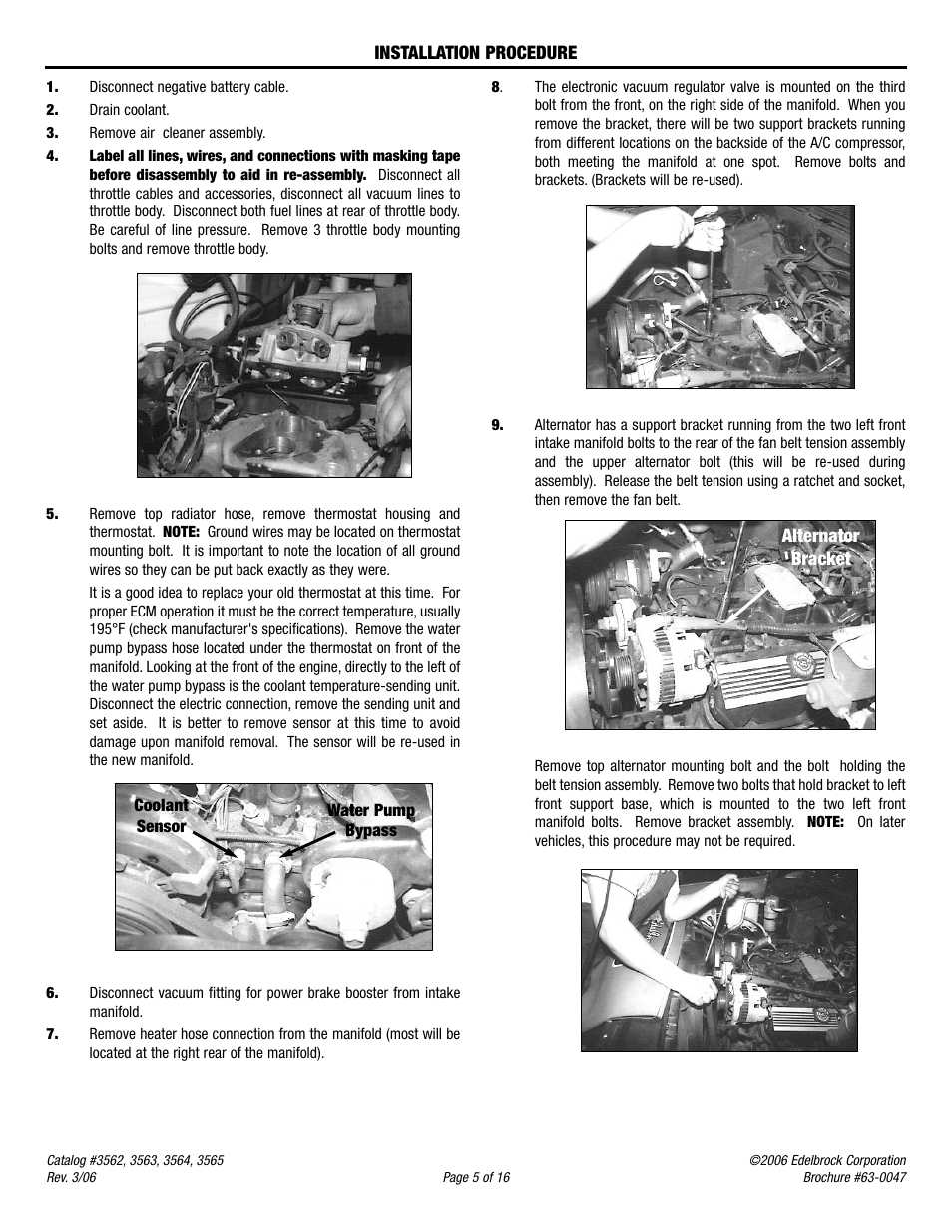 Edelbrock 3564 User Manual | Page 5 / 16