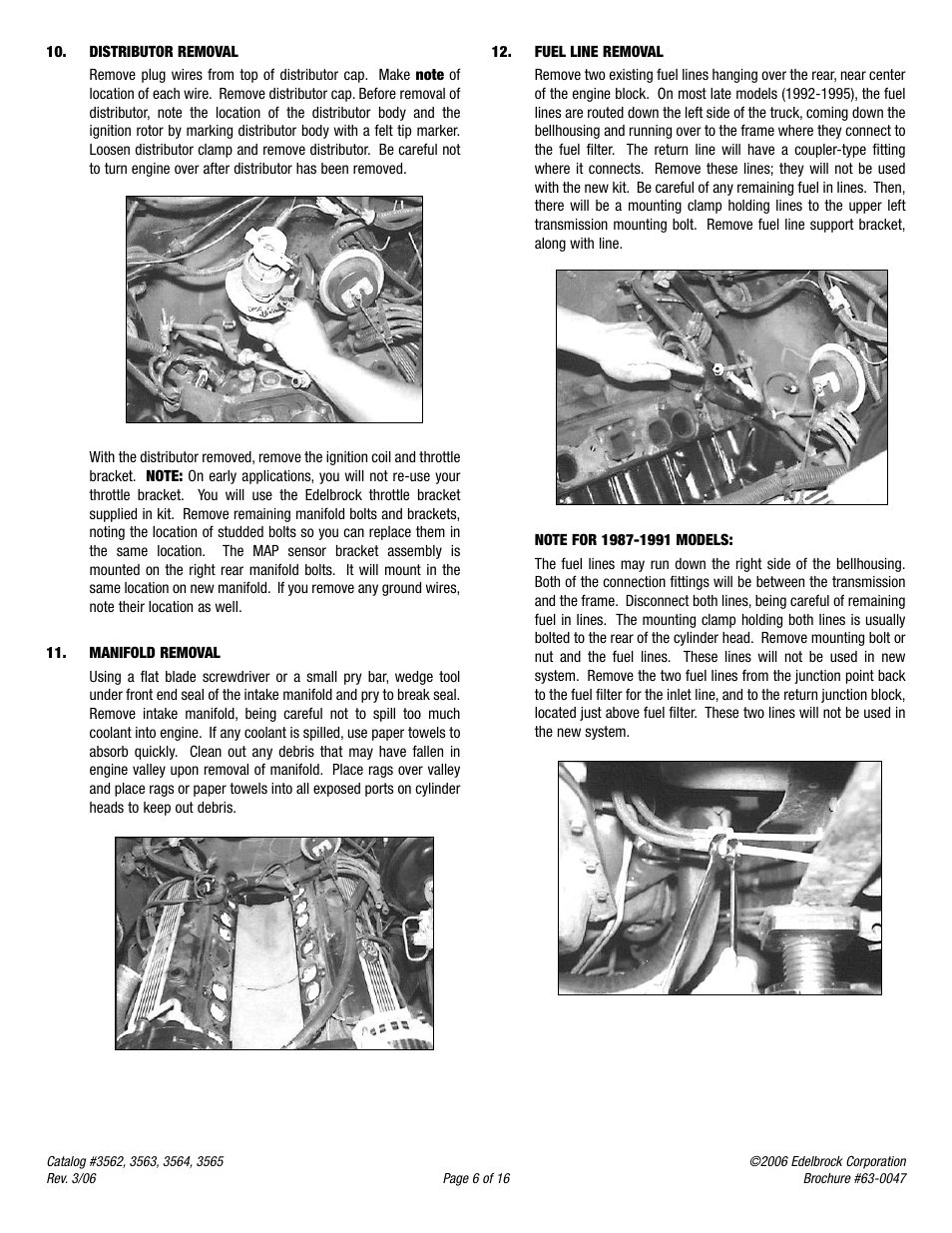 Edelbrock 3564 User Manual | Page 6 / 16