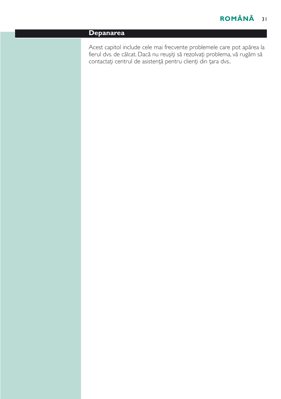 Philips GC 4320 User Manual | Page 31 / 84