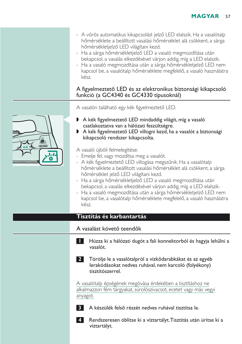Philips GC 4320 User Manual | Page 57 / 84