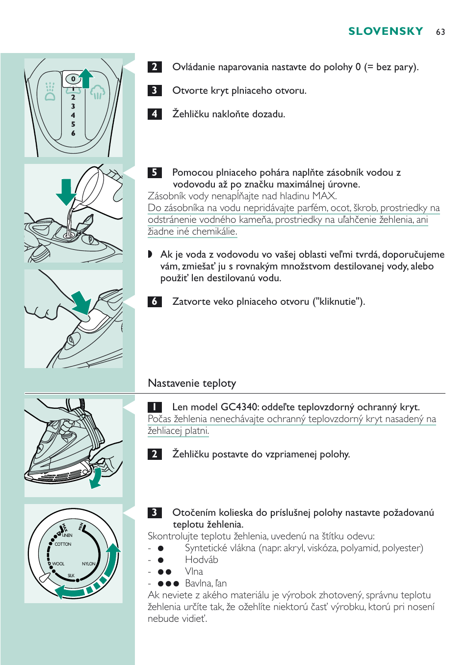 Philips GC 4320 User Manual | Page 63 / 84