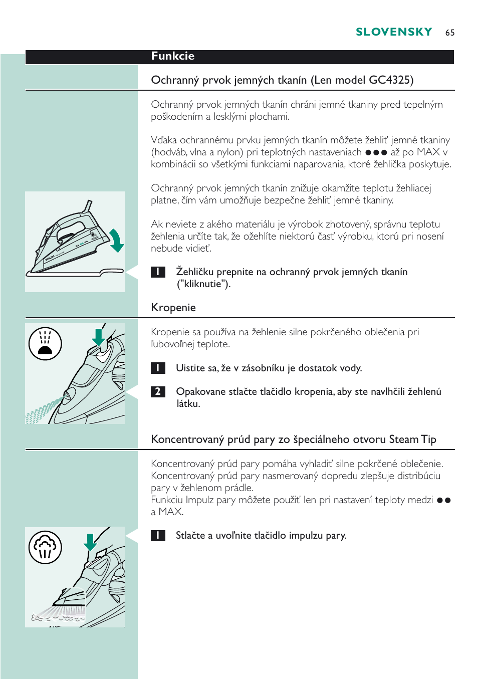 Philips GC 4320 User Manual | Page 65 / 84