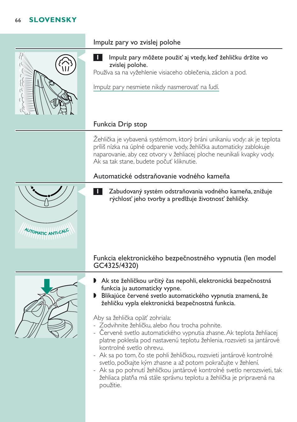 Philips GC 4320 User Manual | Page 66 / 84