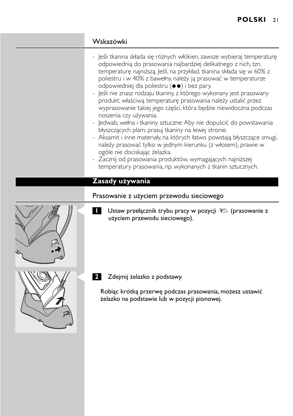 Philips HI570 User Manual | Page 21 / 98