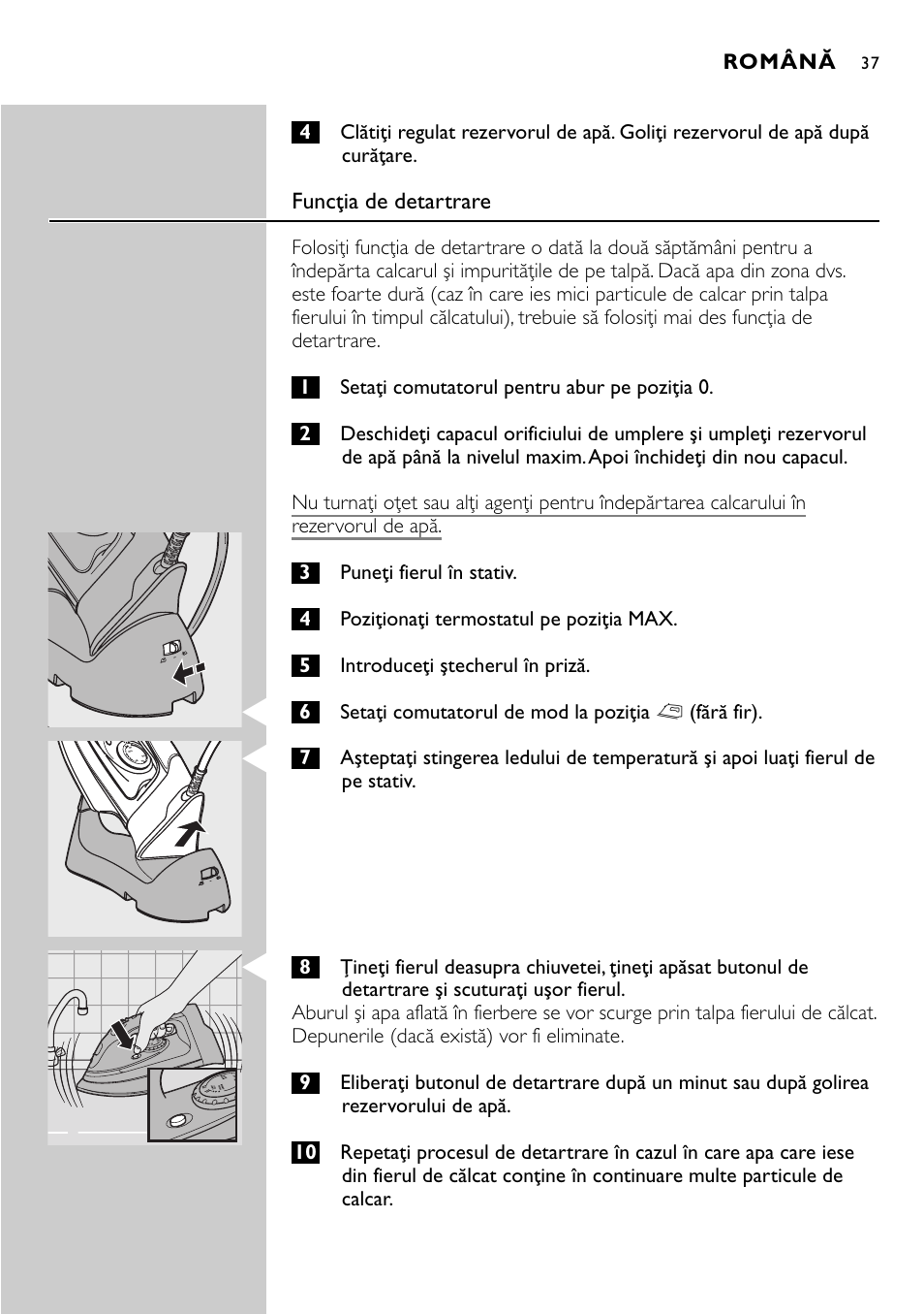 Philips HI570 User Manual | Page 37 / 98