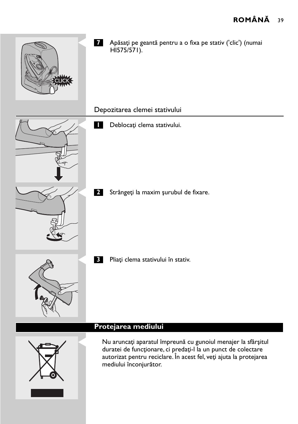Philips HI570 User Manual | Page 39 / 98