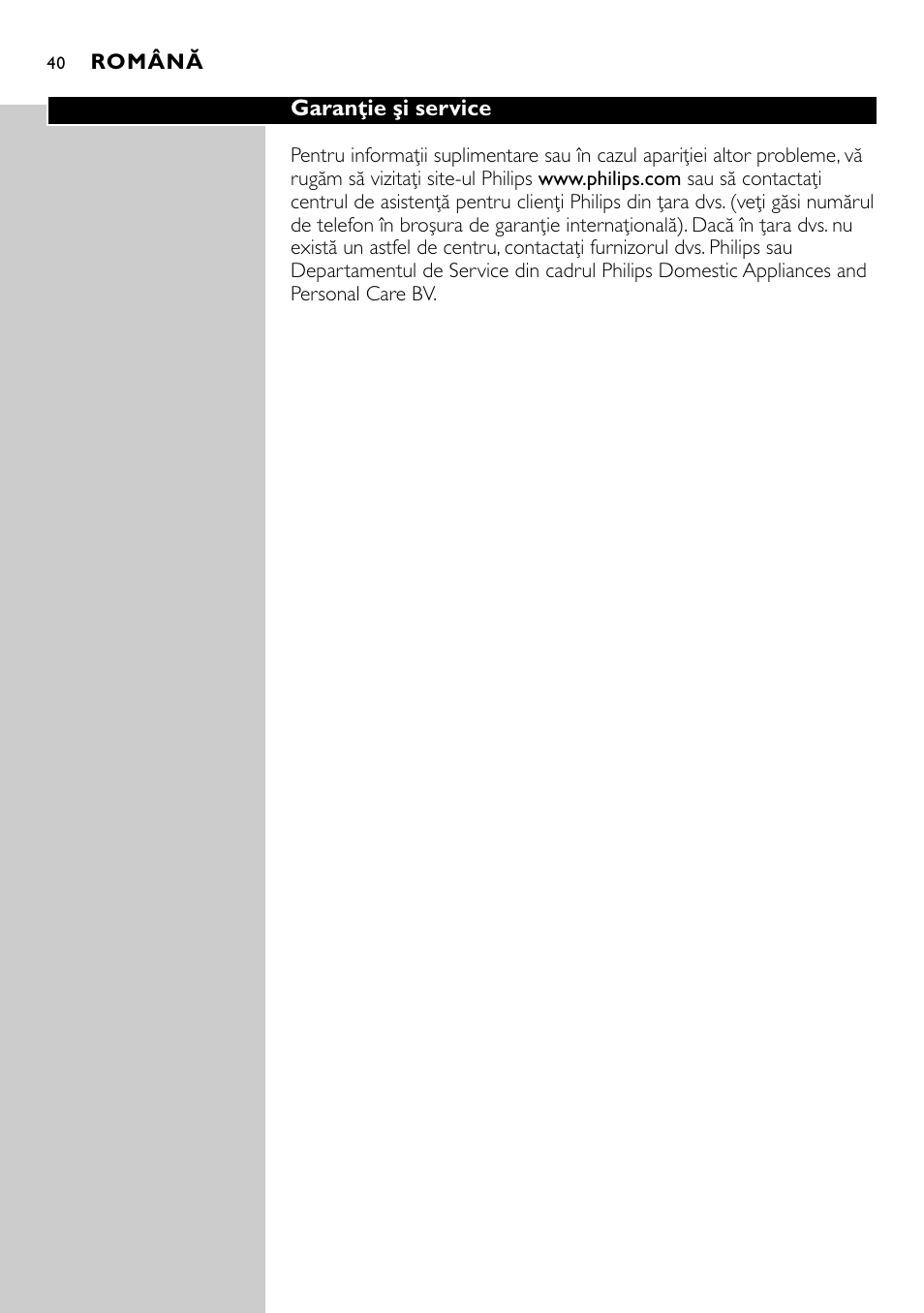 Philips HI570 User Manual | Page 40 / 98