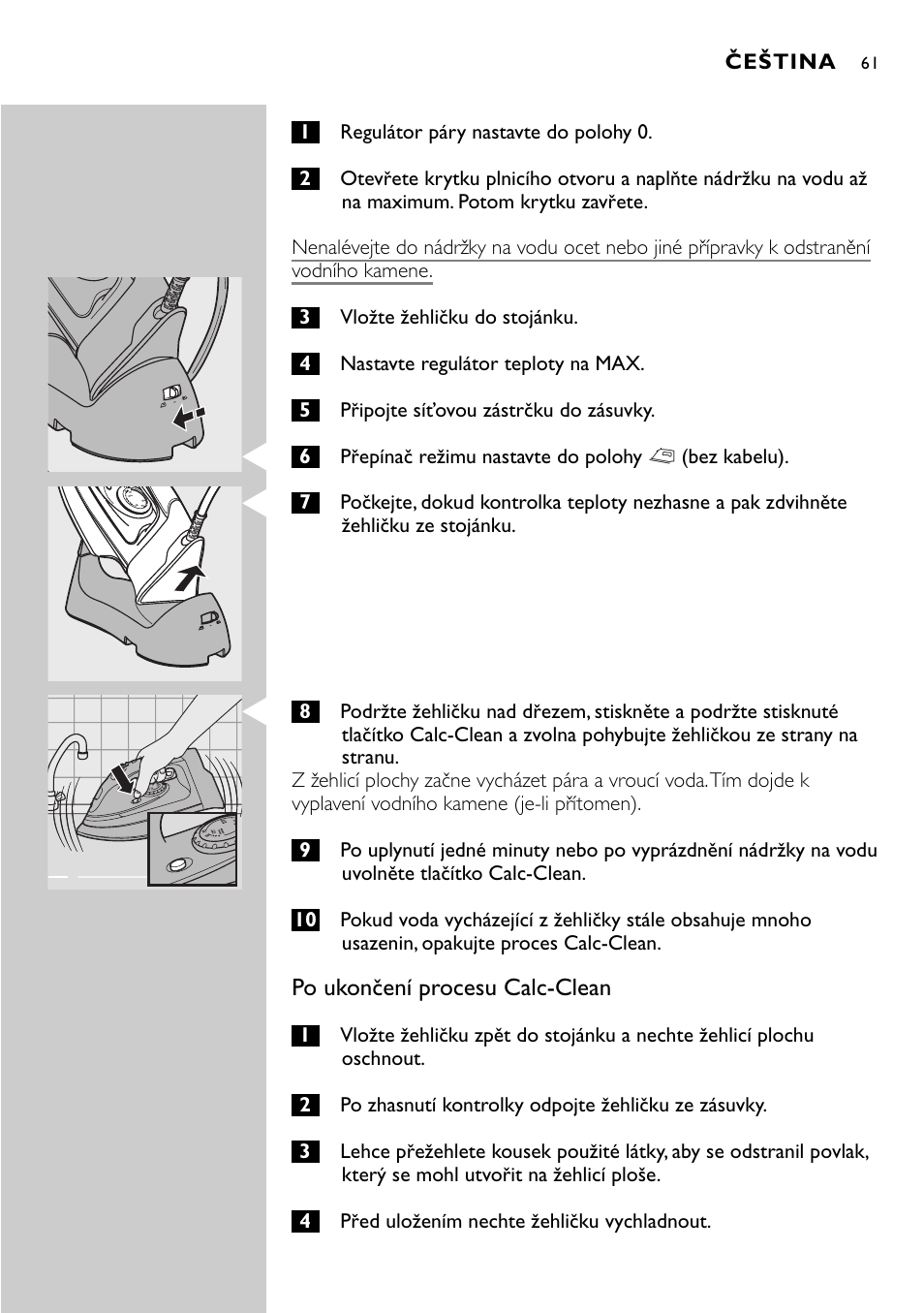 Philips HI570 User Manual | Page 61 / 98