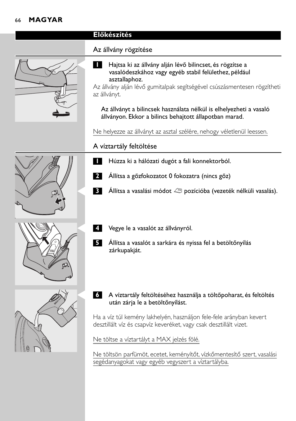 Philips HI570 User Manual | Page 66 / 98