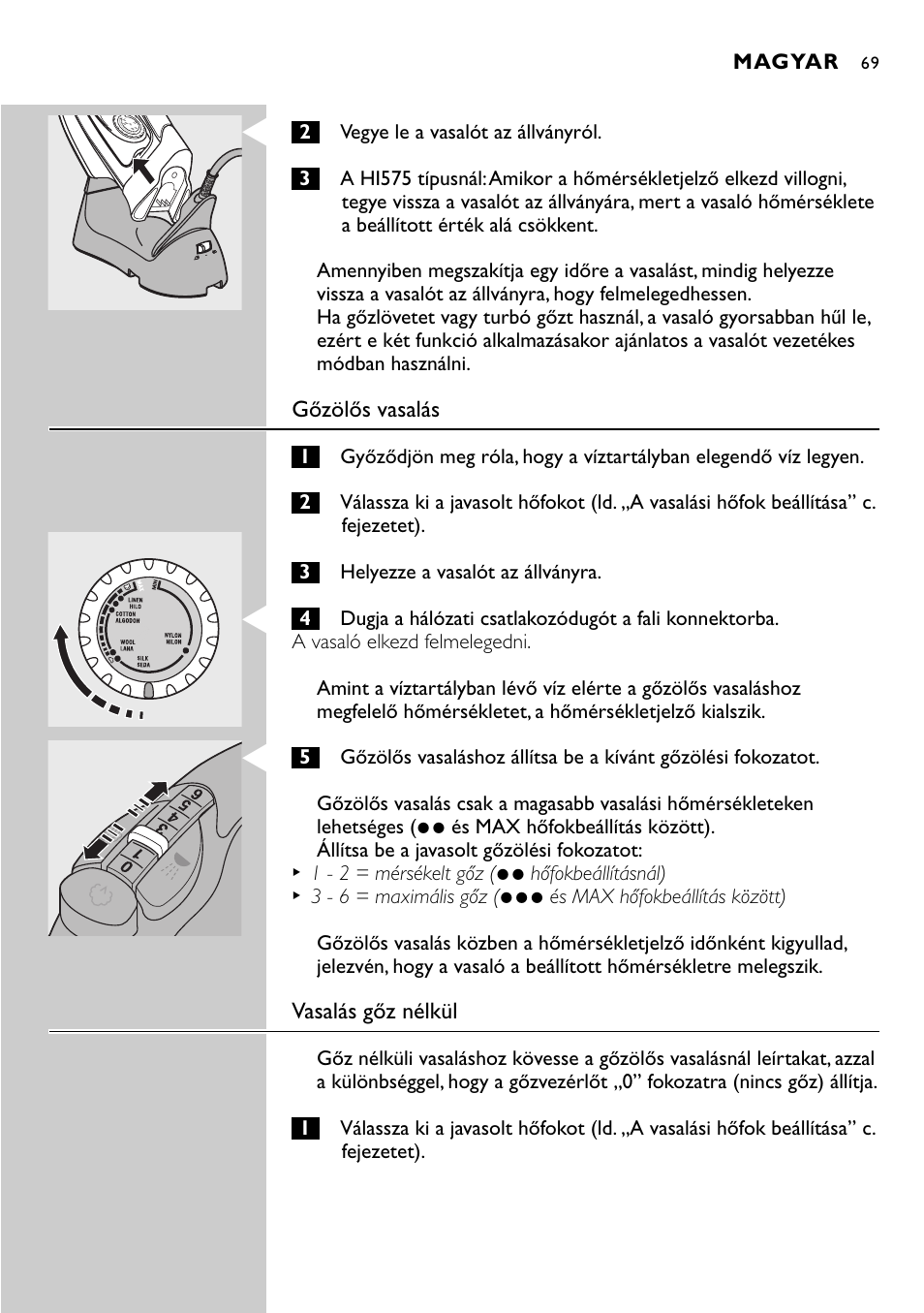 Philips HI570 User Manual | Page 69 / 98