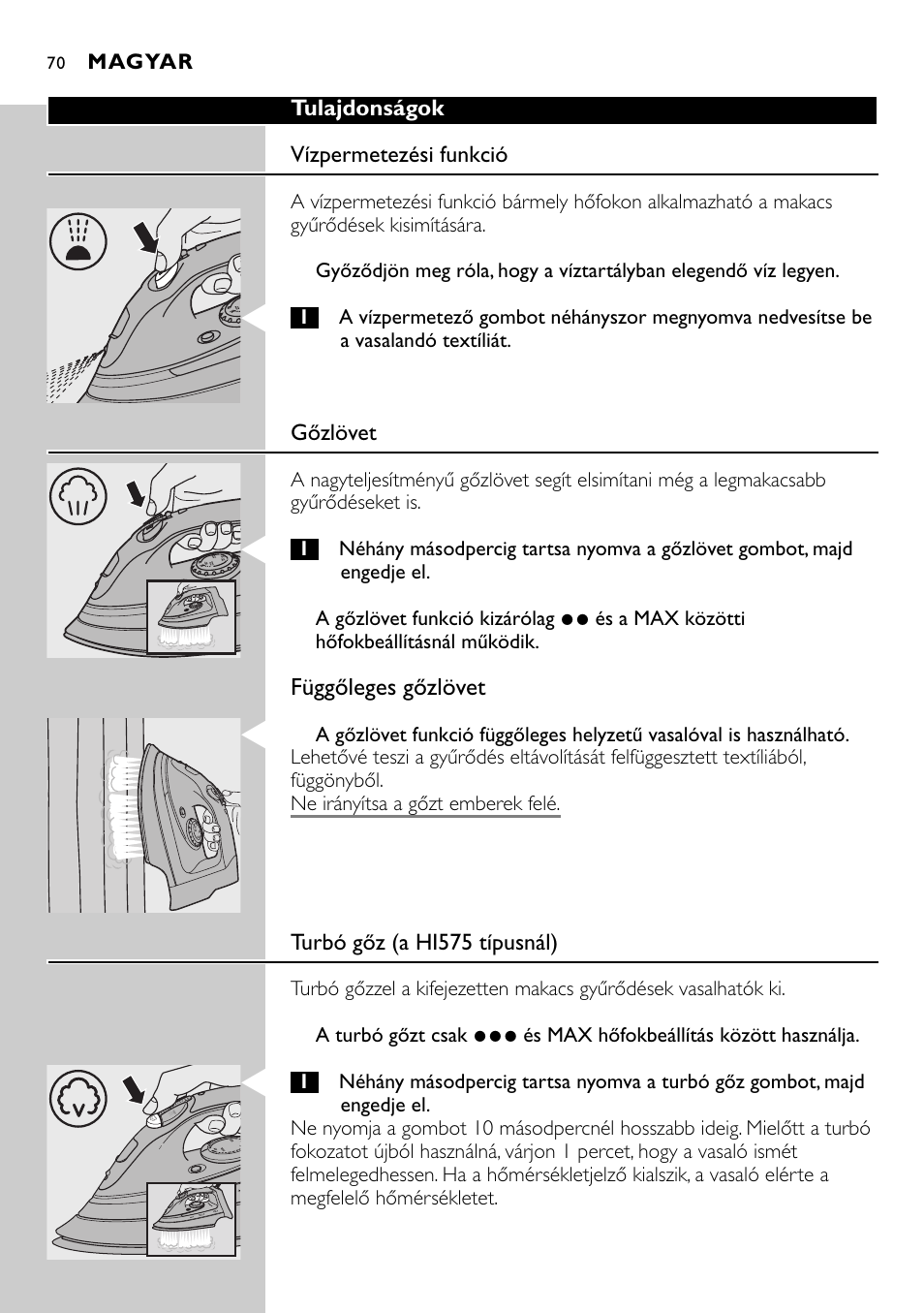 Philips HI570 User Manual | Page 70 / 98