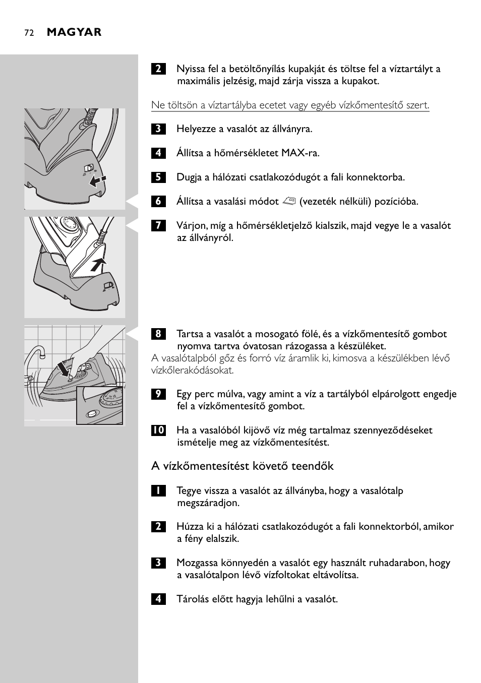 Philips HI570 User Manual | Page 72 / 98