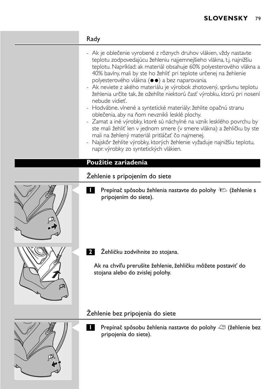 Philips HI570 User Manual | Page 79 / 98