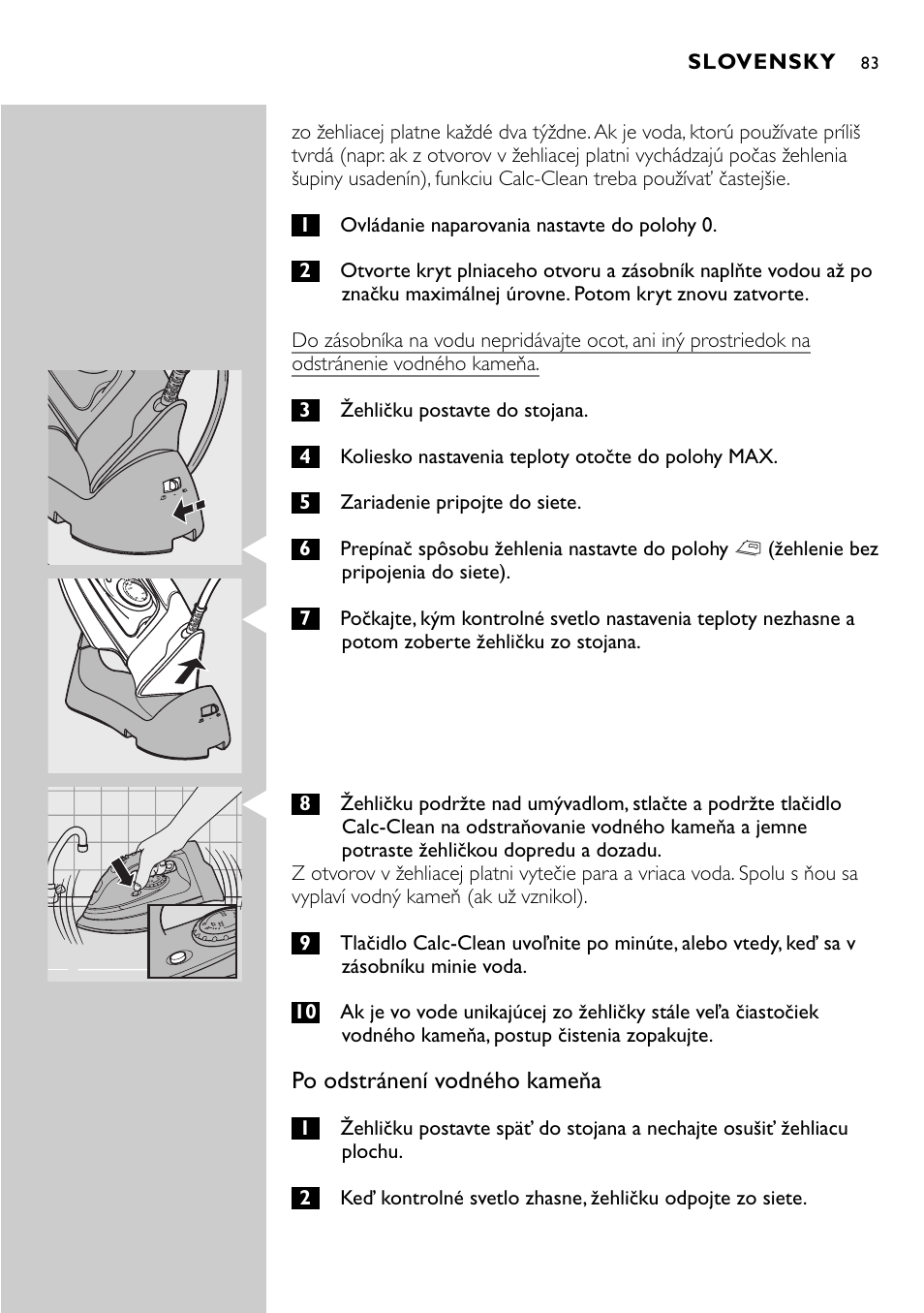 Philips HI570 User Manual | Page 83 / 98
