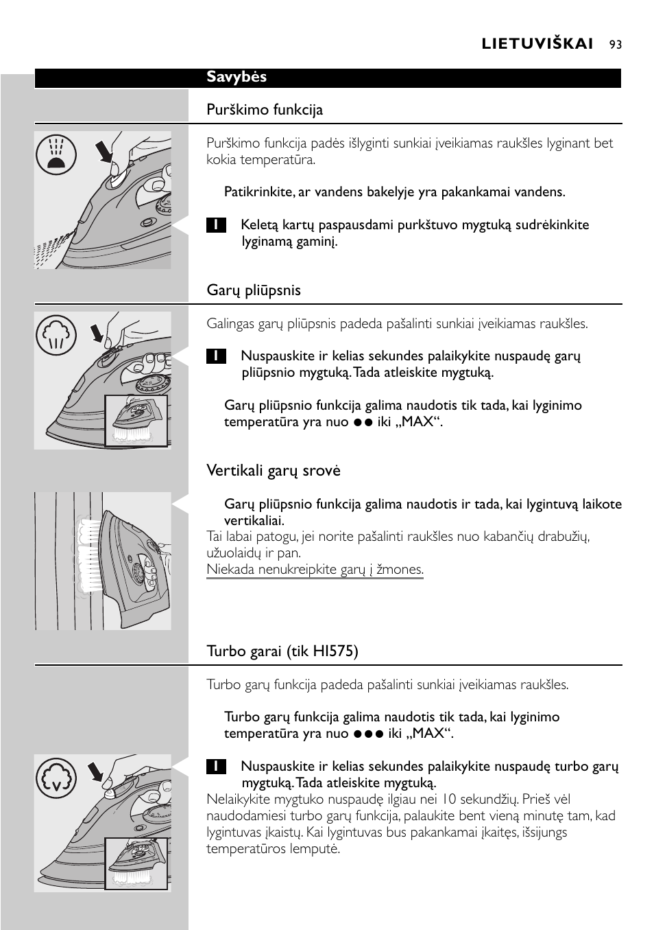 Philips HI570 User Manual | Page 93 / 98