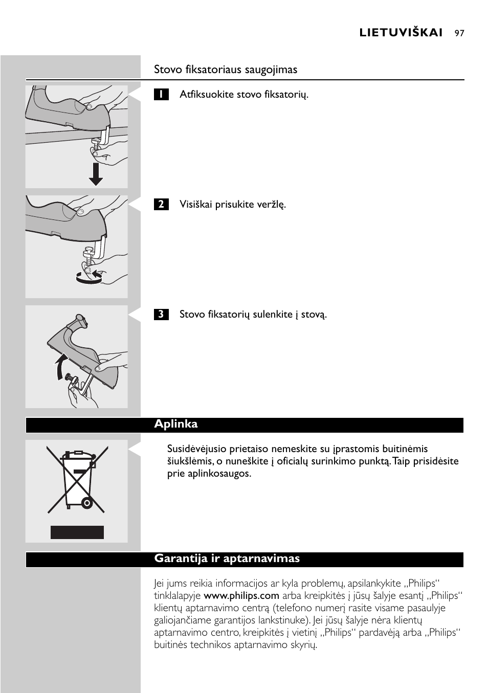 Philips HI570 User Manual | Page 97 / 98