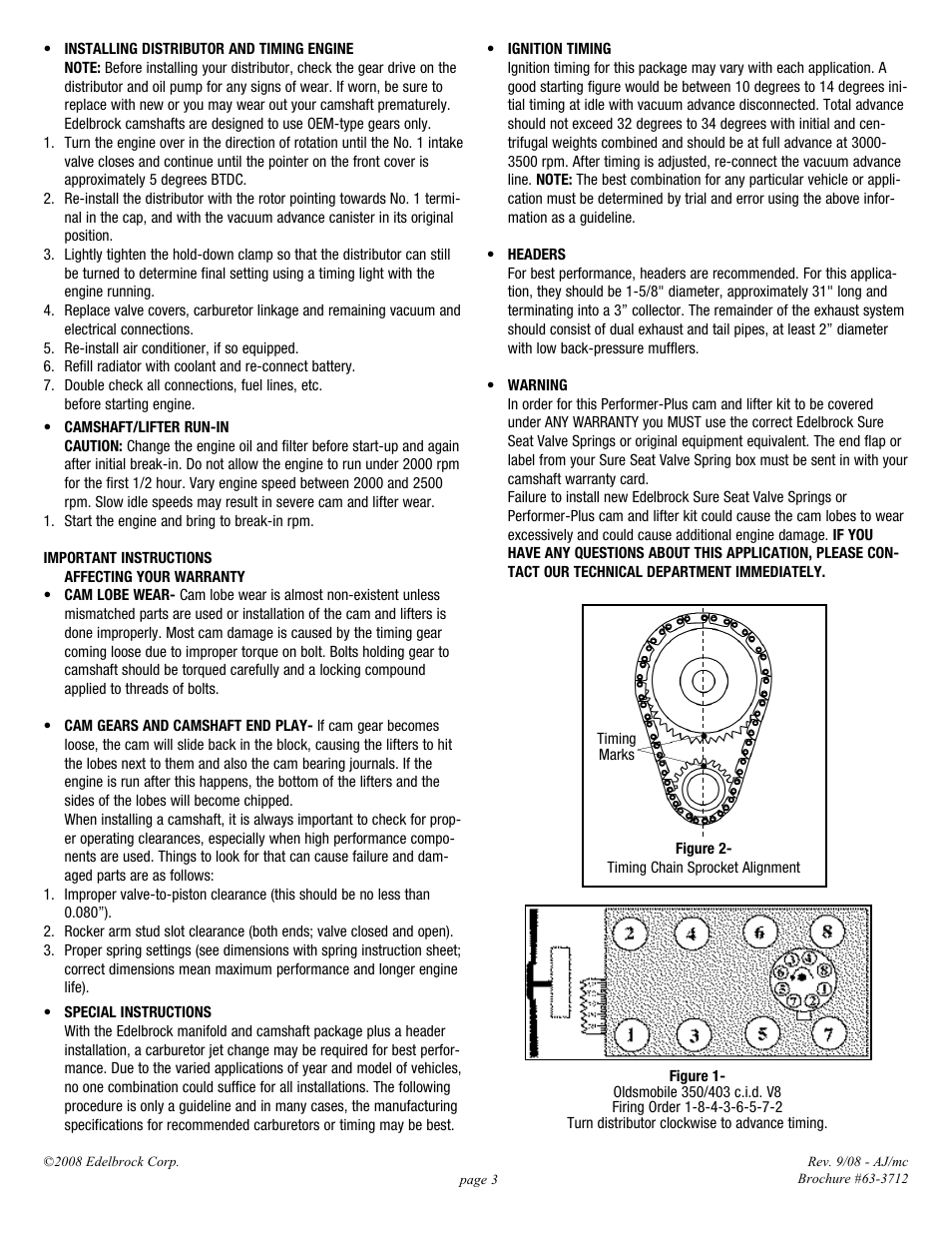 Edelbrock 330 User Manual | Page 3 / 4