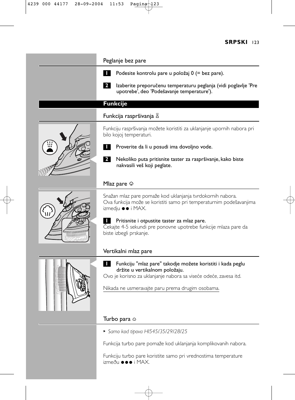 Philips HI518 User Manual | Page 123 / 130