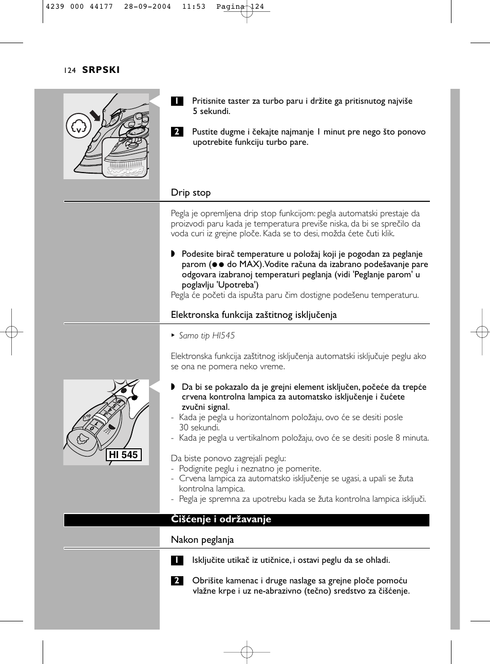 Philips HI518 User Manual | Page 124 / 130
