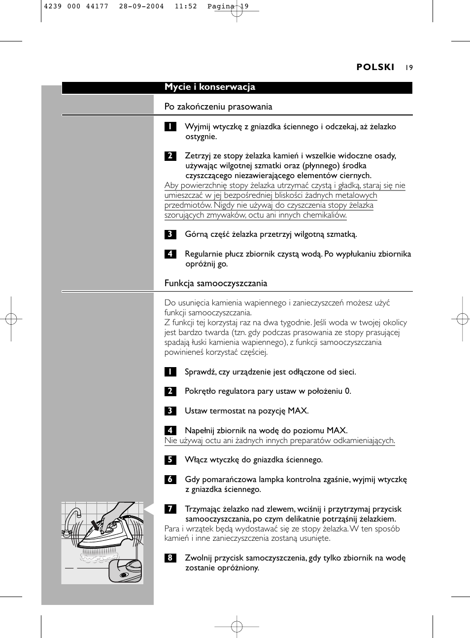 Philips HI518 User Manual | Page 19 / 130