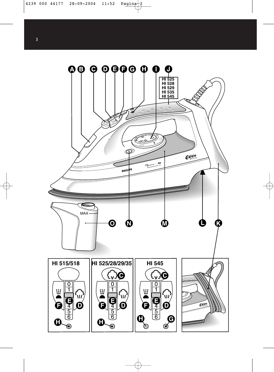 Philips HI518 User Manual | Page 3 / 130