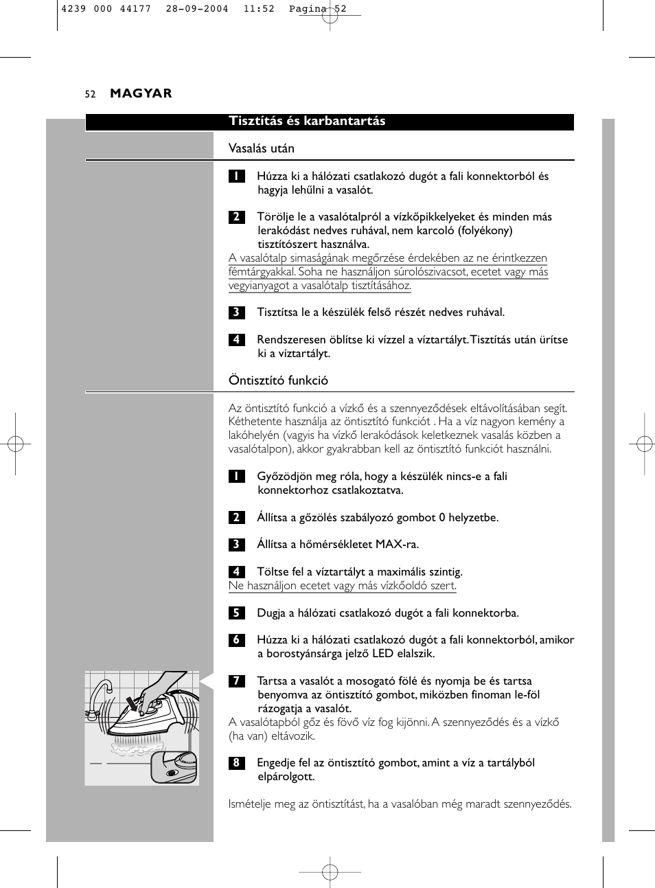 Philips HI518 User Manual | Page 52 / 130