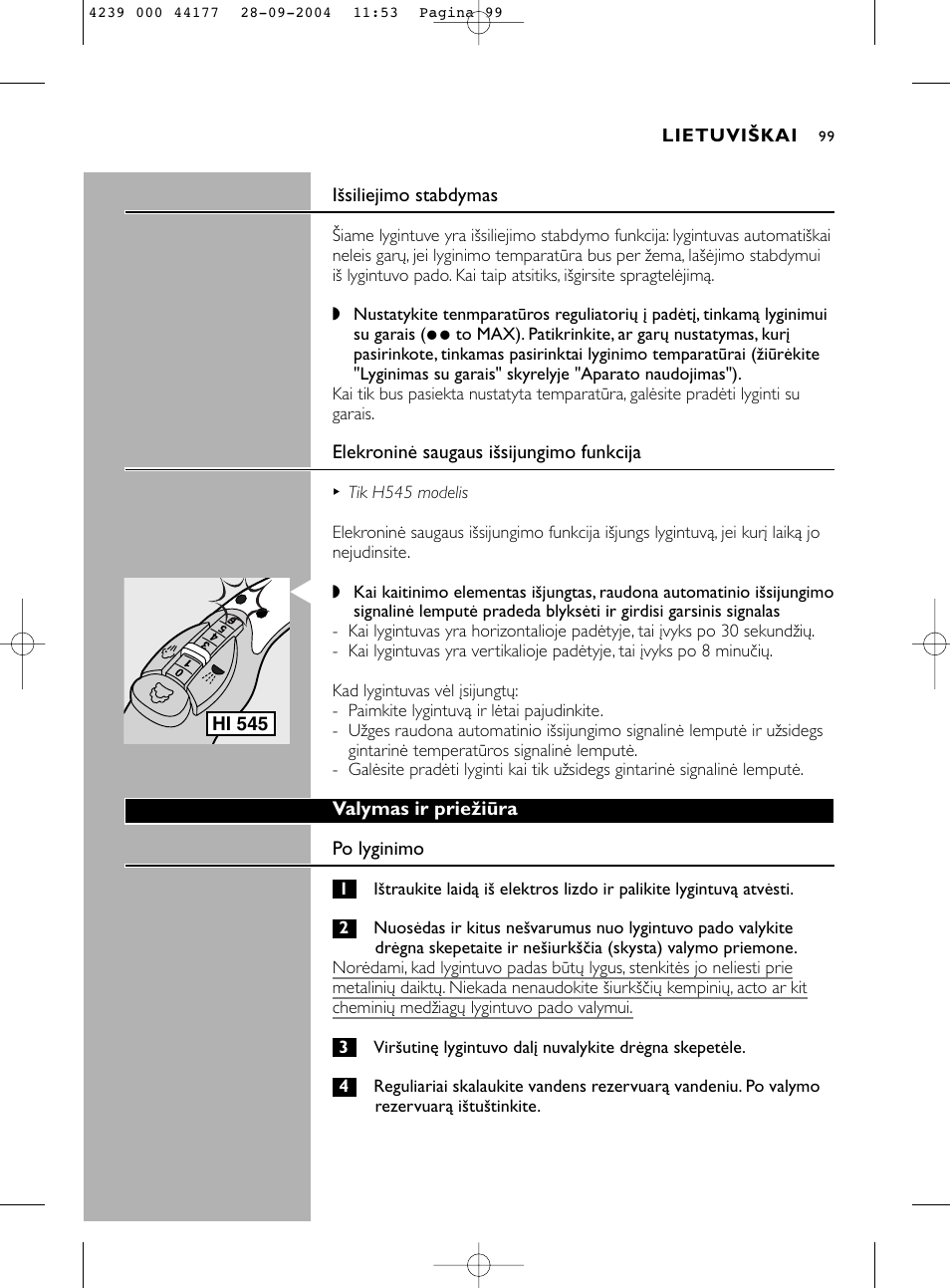 Philips HI518 User Manual | Page 99 / 130