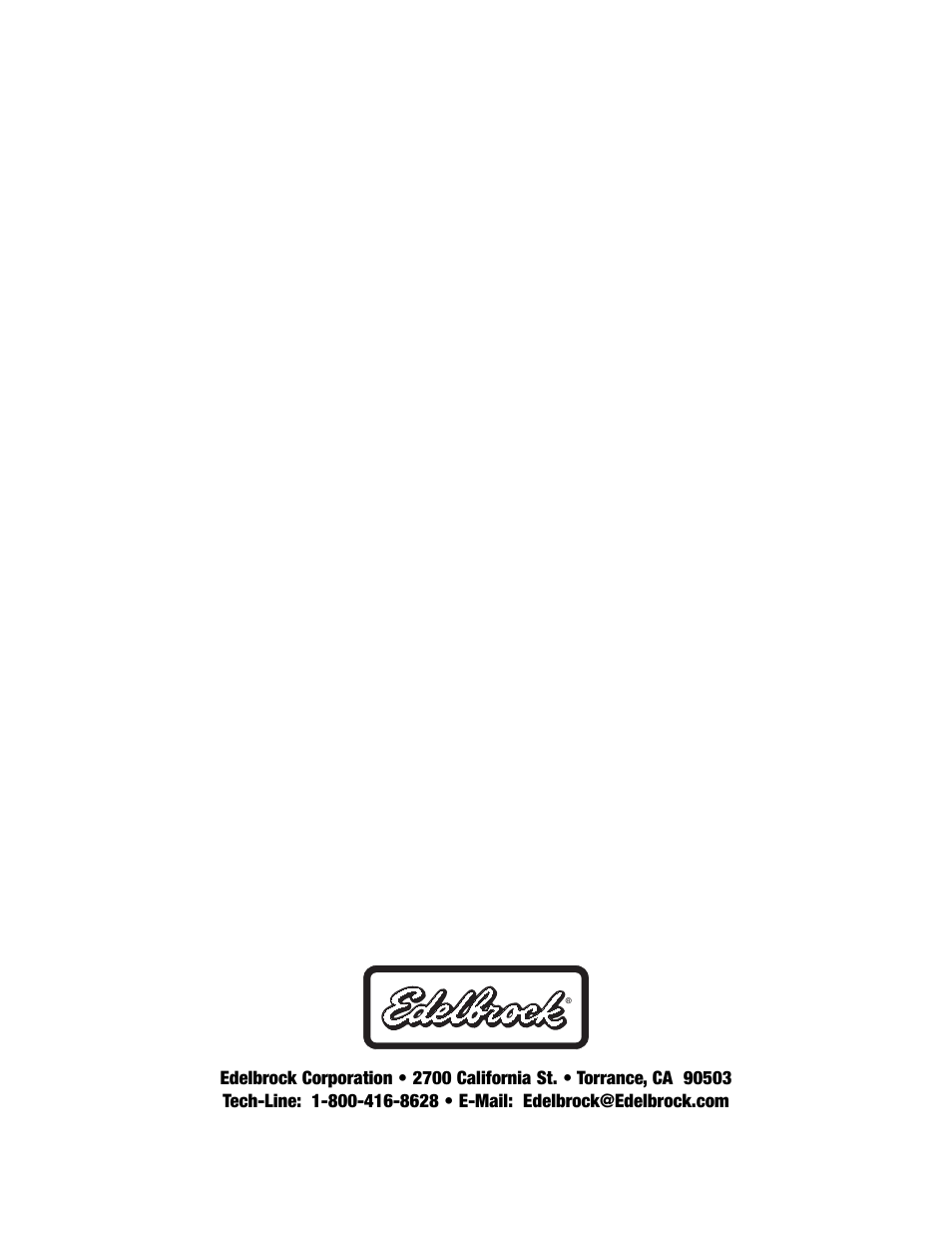 Edelbrock 3881 User Manual | Page 4 / 4