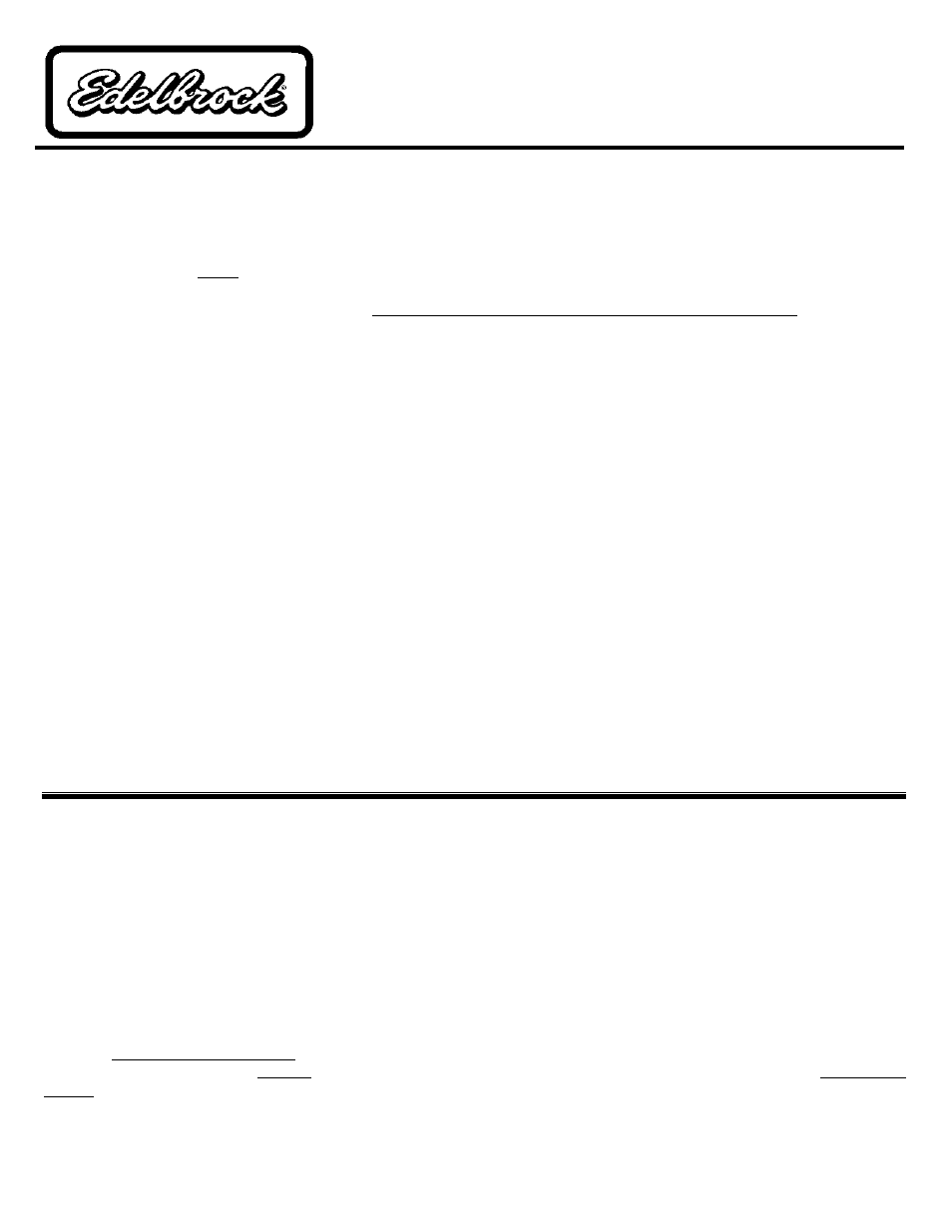 Edelbrock 2934 User Manual | 2 pages