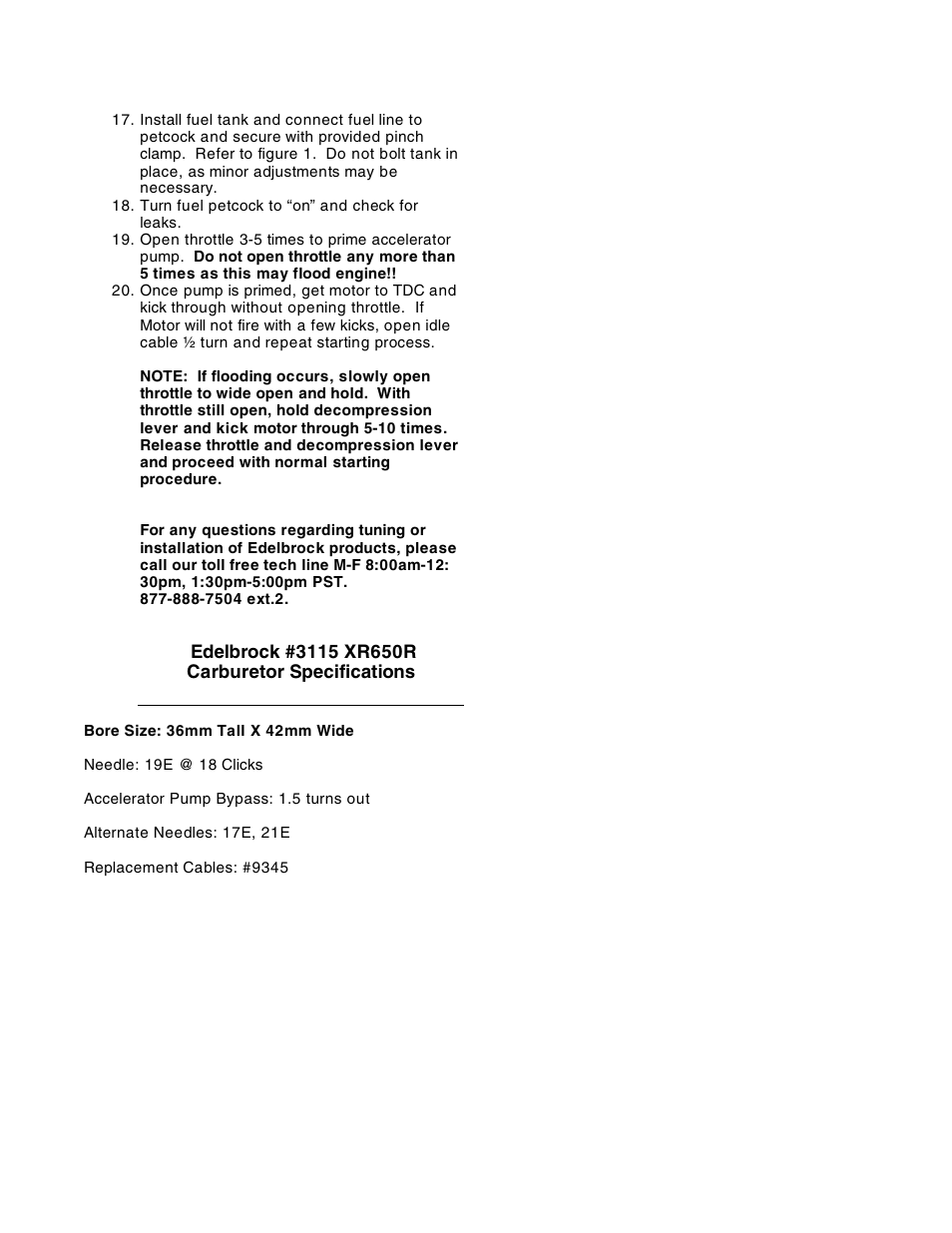 Edelbrock 16211-MBN-640 User Manual | Page 2 / 2