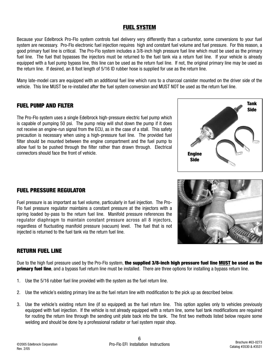 Edelbrock 3530 User Manual | Page 6 / 33