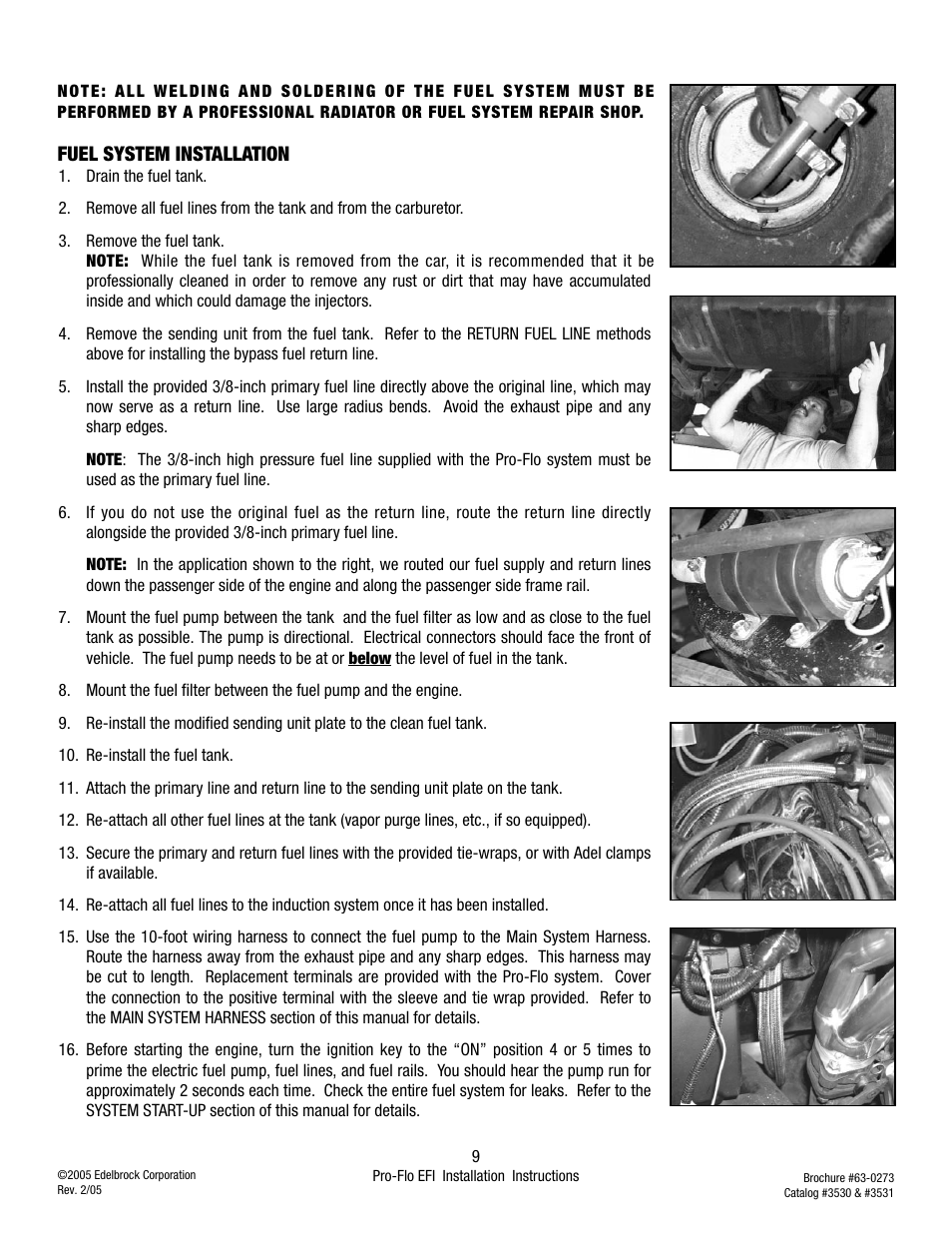 Edelbrock 3530 User Manual | Page 9 / 33