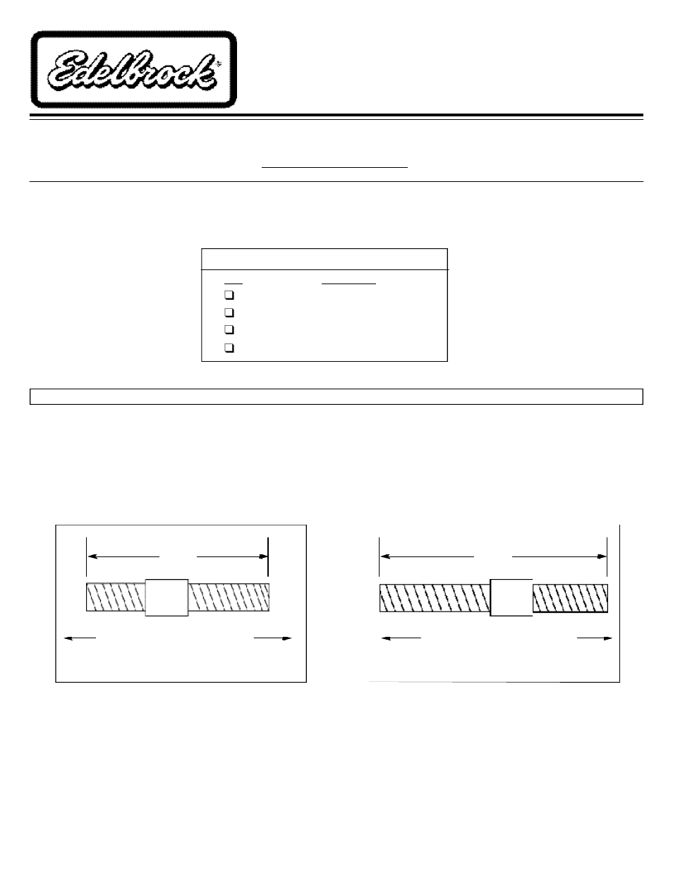 Edelbrock 15002 User Manual | 1 page