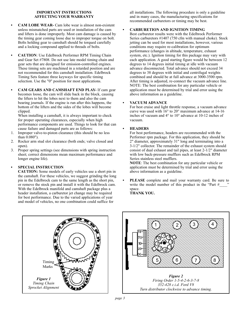 Edelbrock 352-428 User Manual | Page 3 / 4