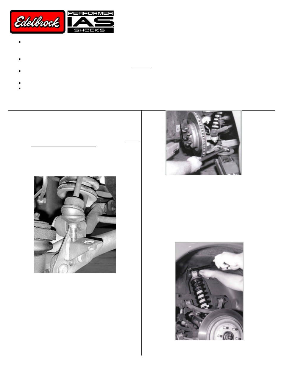 Edelbrock 33503 User Manual | 4 pages