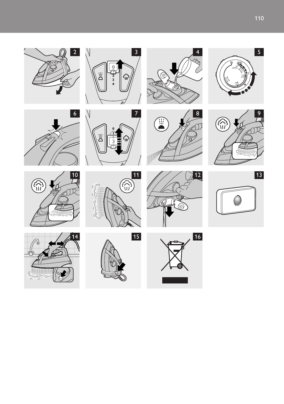 Philips GC3321 User Manual | Page 110 / 112