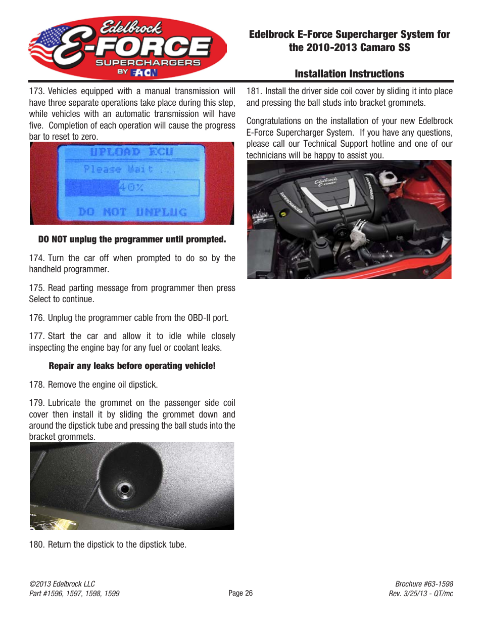 Edelbrock 2010 User Manual | Page 27 / 28