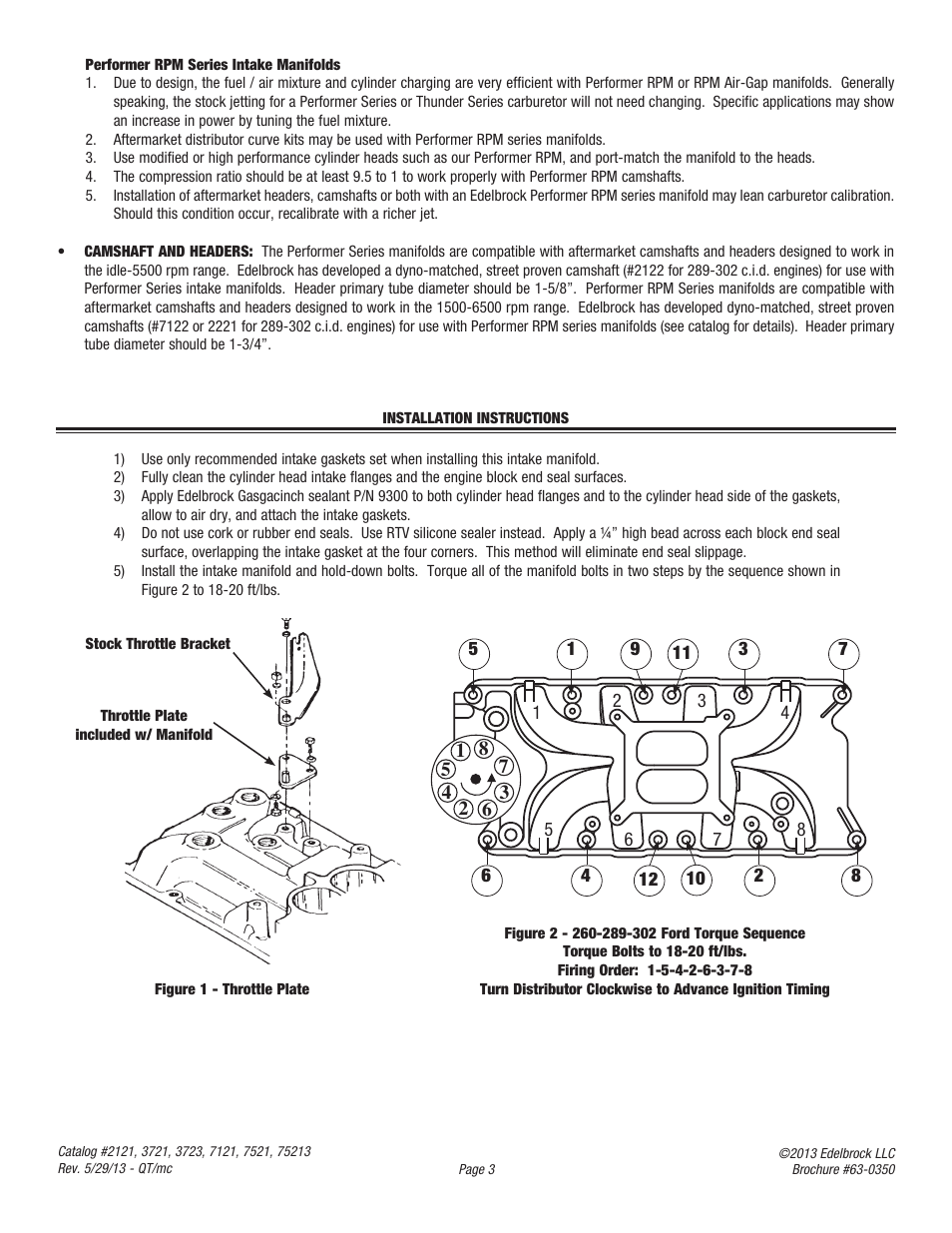 Edelbrock 2121 User Manual | Page 3 / 4