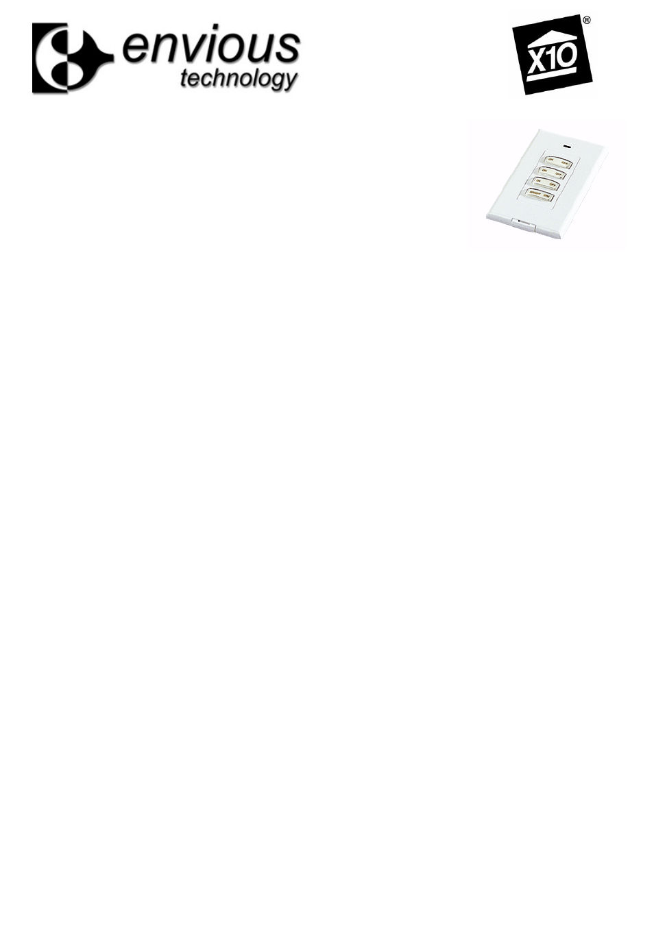 Envious Technology SS13 User Manual | 2 pages