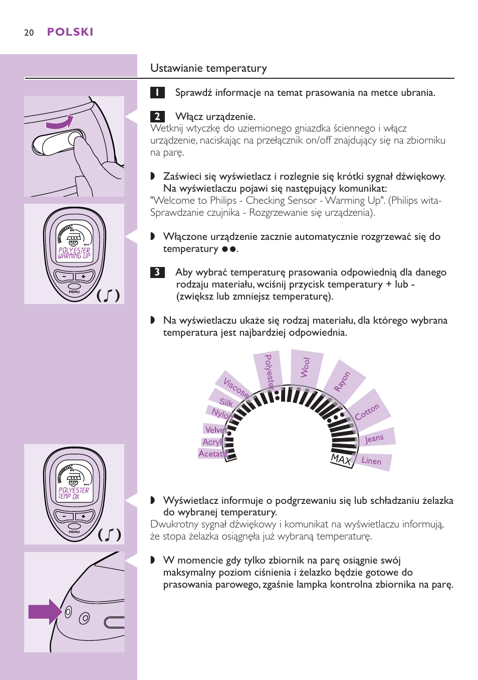 Philips GC8080 User Manual | Page 20 / 102