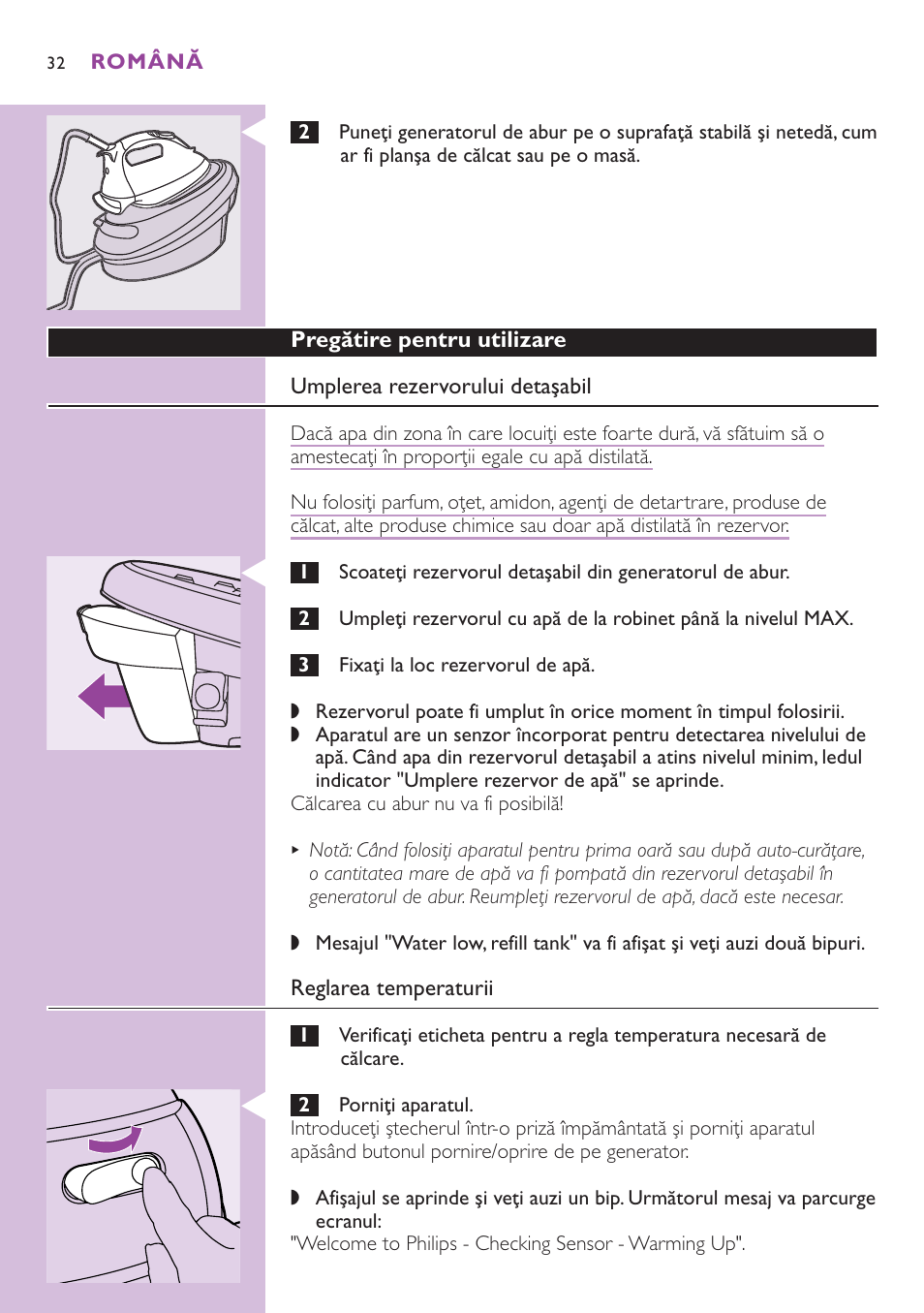 Philips GC8080 User Manual | Page 32 / 102