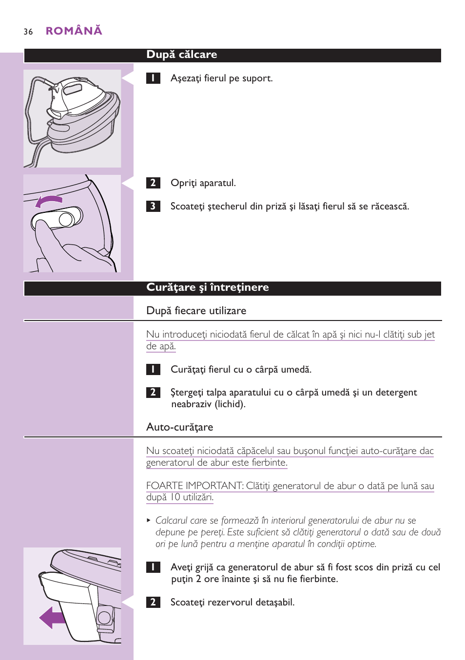 Philips GC8080 User Manual | Page 36 / 102