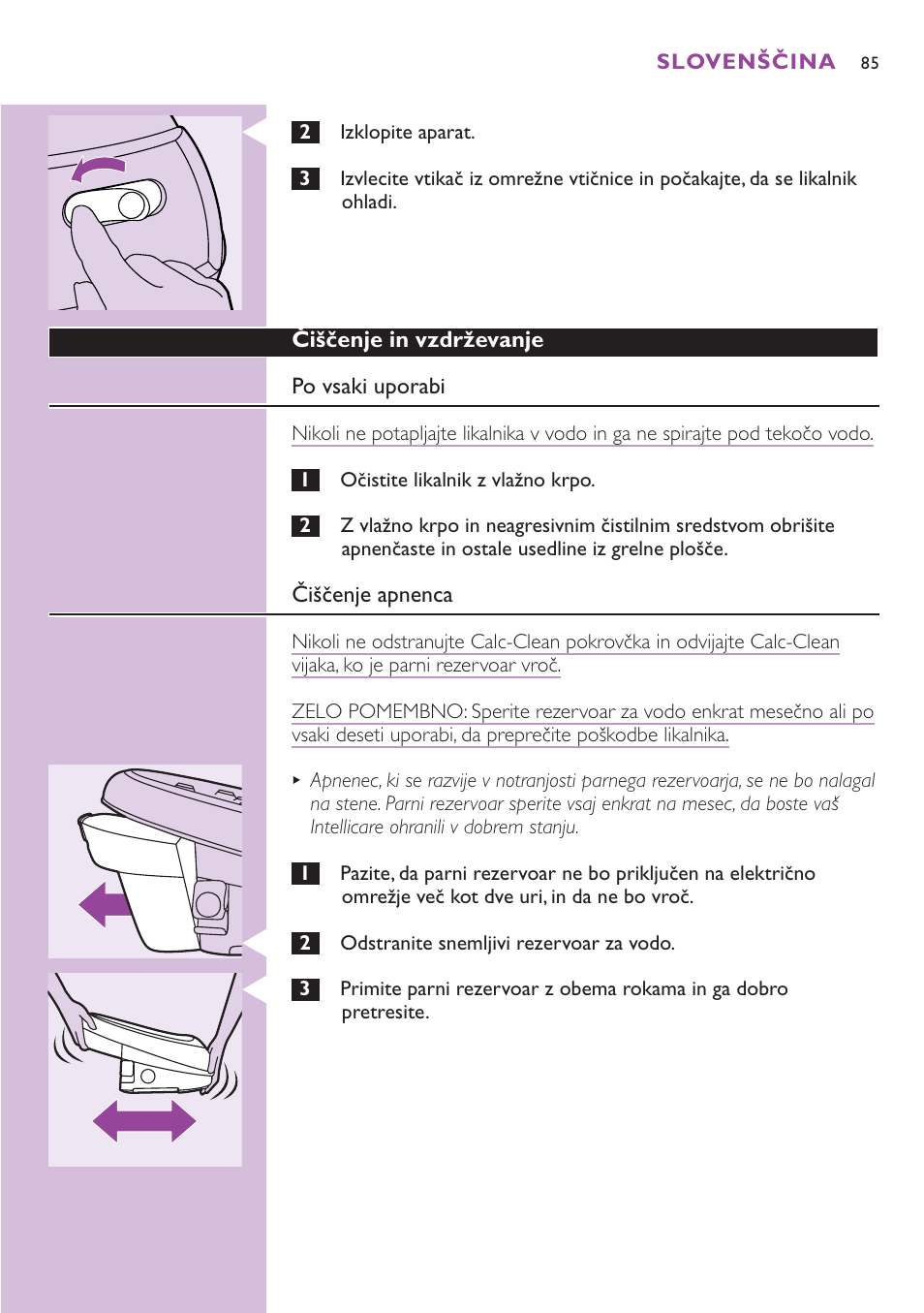 Philips GC8080 User Manual | Page 85 / 102