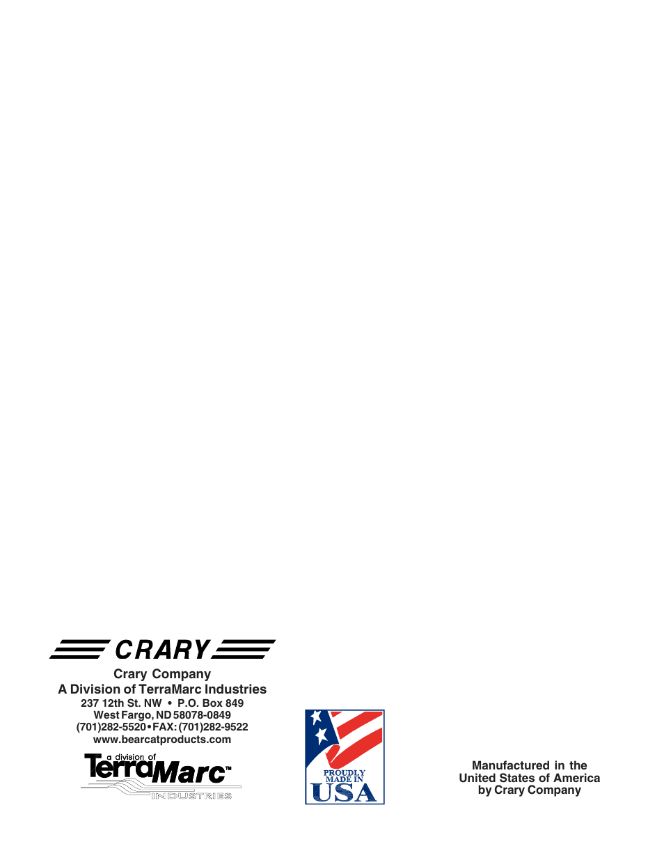 Echo Bear Cat 73050 User Manual | Page 22 / 22