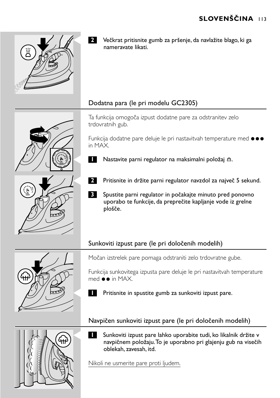 Philips GC2305 User Manual | Page 113 / 138