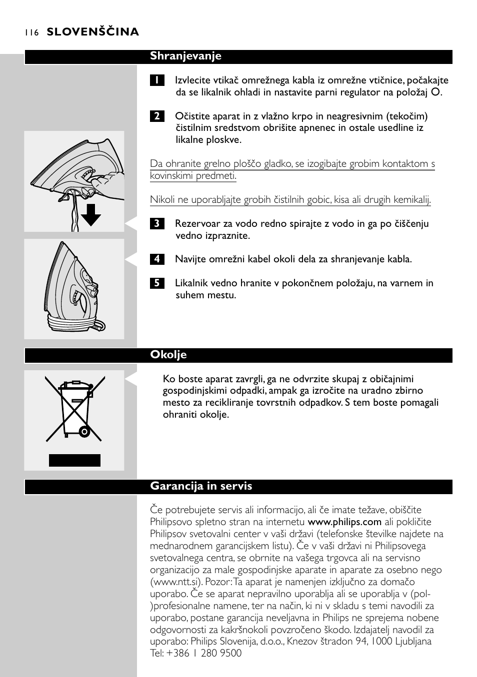 Philips GC2305 User Manual | Page 116 / 138