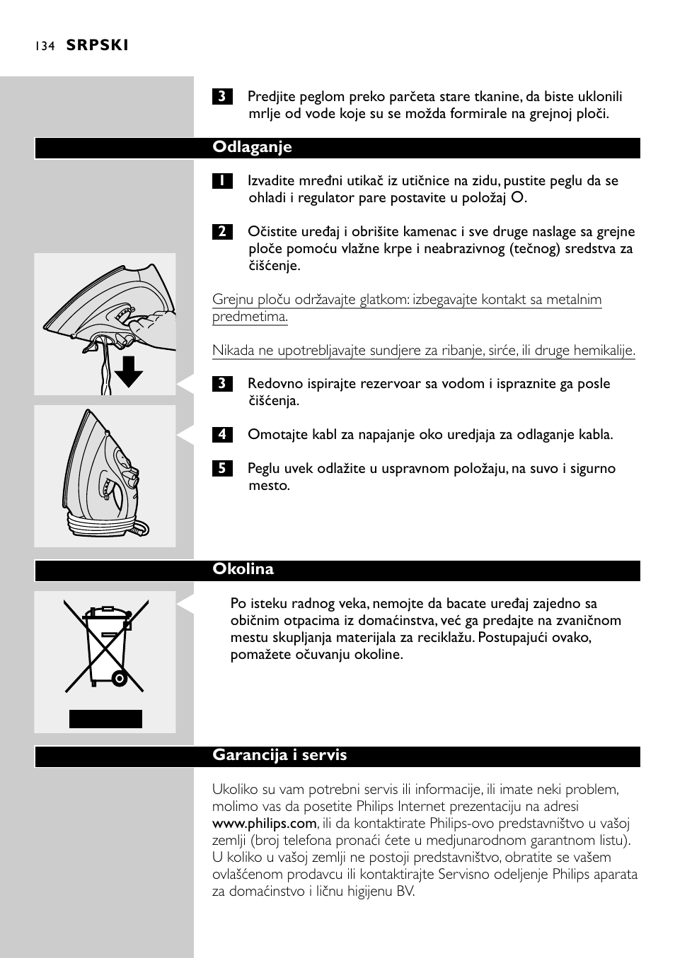 Philips GC2305 User Manual | Page 134 / 138