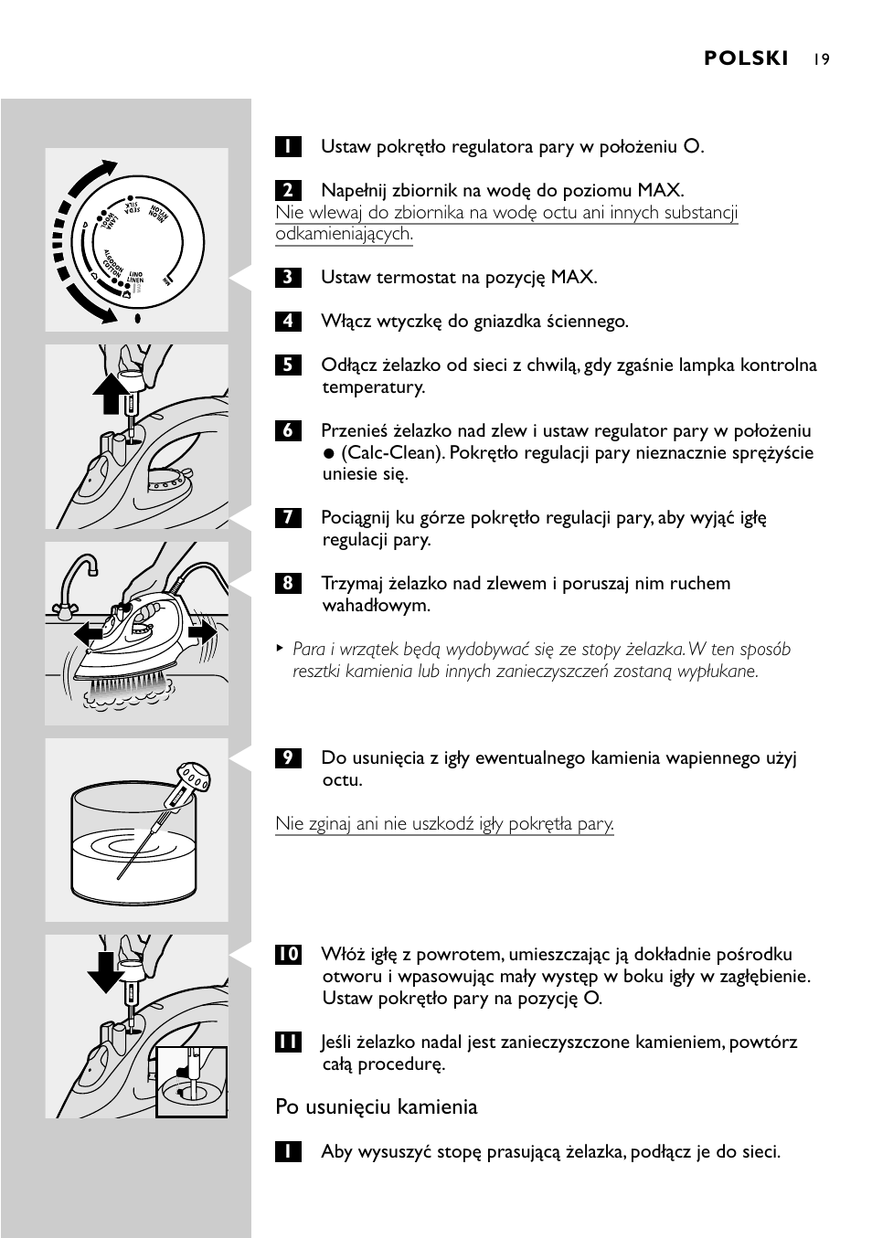 Philips GC2305 User Manual | Page 19 / 138