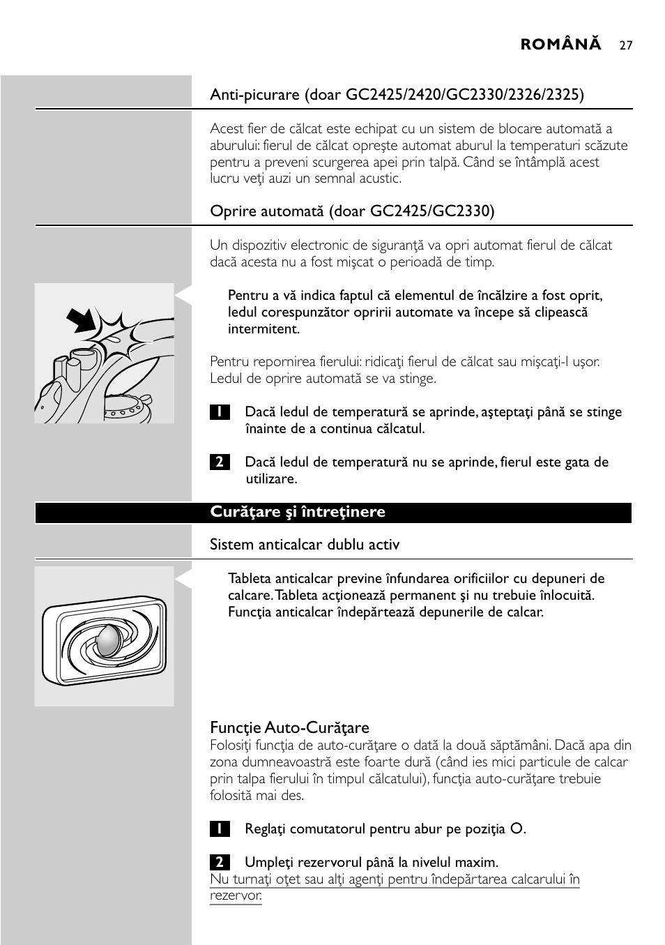 Philips GC2305 User Manual | Page 27 / 138